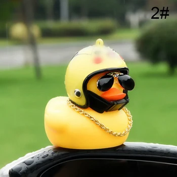 Vítr-breaking Wave-lámání Kachna Auto vybavení helma-nasedl žlutá kachna