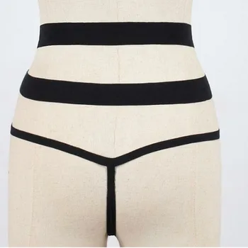Ženy Sexy G-String Tanga Spodní Prádlo Kalhotky Módní Cross Obvaz Spodní Prádlo Kalhotky T-String Tanga Ropa Interiéru Femenina 2021
