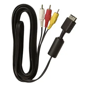 1,8 m AV Kompozitní Kabel Kabel Konektor Adaptér pro Playstation 3 2 PS3/PS2 Kabel AV