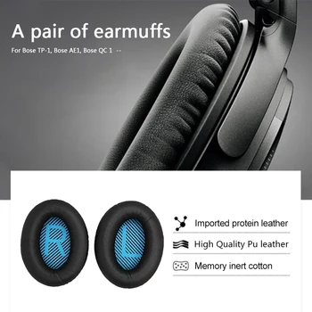 1 Pár PU Kůže Sluchátka Ušní Polštářky pro Bose QuietComfort 15/25/35/Ae2/Ae2i Headset Náhradní Polštářky