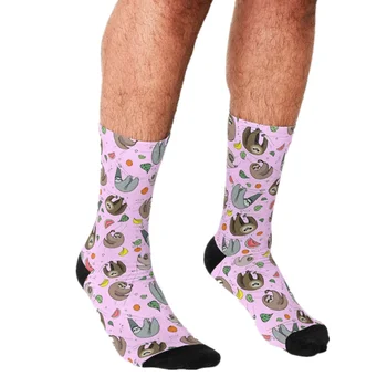 2021 Ponožky Muži harajuku Harry lenosti Ponožky Tištěné Rádi hip hop Muži Ponožky Novinka Skateboard Posádky Neformální Bláznivé Ponožky