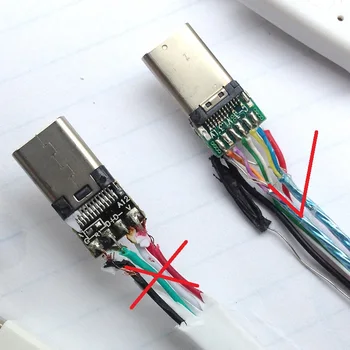 30cm Typ C samec na mužskou USB3.0 Verze Krátký Datový a Nabíjecí kabel