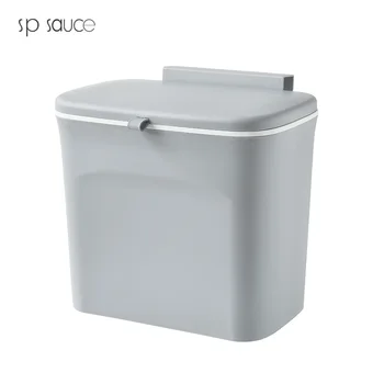 7L Japonsko Posuňte Kryt Nástěnný Koš s Víkem odpadkového Koše Kuchyňské Skříňky Závěsné Dveře Odpadkový Koš Auto Koše na Odpadky