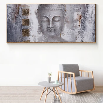 AAVV Velké Velikosti Buddha Zen Umění Zdi Obrázky Plátno, Obrazy Vytisknout Plakát, olejomalba Pro Obývací Pokoj Domácí Dekor