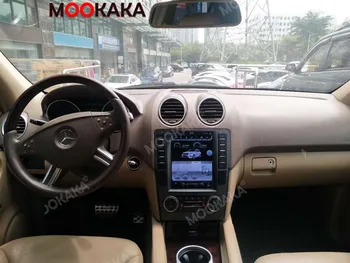 Android Vertikální Tesla Auto Multimediální Přehrávač GPS Pro Mercedes Benz ML W164 W300 ML350 ML450 ML500 GL X 164 G320 GL350 GL450 GL500
