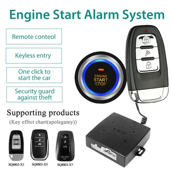 Auto Dálkové Zabezpečovací Systém Multifunkční Auto SUV Anti-krádeže Bezklíčový Vstup, Startovací Auto Příslušenství Nástroj pro 12V Auto Alarm Systémy