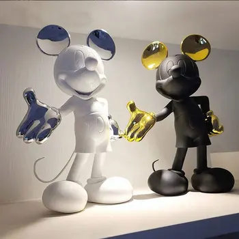 Disney 30 cm Mickey Ozdoby Módní Obrázek Módní Panenka Socha Hračky, Koníčky Akční Figurky vánoční Dárek Pro Děti