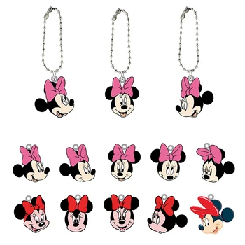 Disney Roztomilý Minnie Mickey Mouse Avatar Krásné Akryl Panenka Klíčenka Chlapci a Dívky Cartoon Módní Šperky Přívěsek