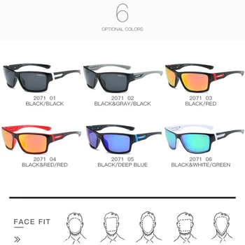 DUBERY Polarizované sluneční Brýle Muži Jízdy Odstíny Mužské Sluneční Brýle Pro Muže Bezpečnost 2017 Luxusní Značky Návrhář Oculos 2071