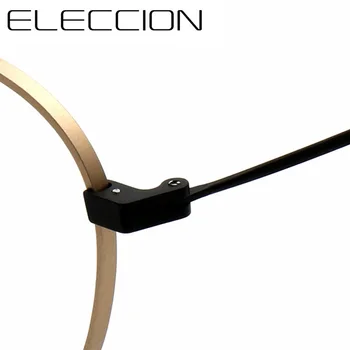 ELECCION Titan Hliníkový Dvojitý Nosník Rámu Brýlí Muži Ultralight 2020 Nový Pilot Předpis Optické Krátkozrakost Brýle Ženy