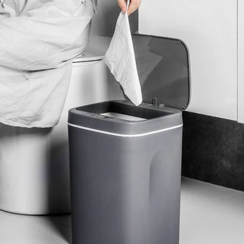 Inteligentní Odpadkový Koš Automatický Senzor Popelnice Senzor Elektrického Odpadu Bin Domácí Odpad Může Pro Ložnice Kuchyně Koupelna Odpadky