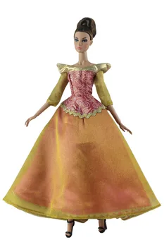 Klasické Princezna Šaty Večerní Šaty pro Panenky Barbie Oblečení Šaty 1/6 BJD Příslušenství Loutek Děti DIY Hračky Dívka Dary