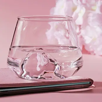 Kreativní vody pohár ženské nového produktu na podzim slavný cherry blossom šálek Japonské víno sklo malé čerstvé styl ins