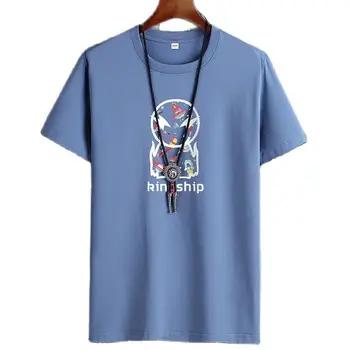 Letní Nové Módní Tričko pro Muže 2021 Hip Hop Anime Oblečení Harajuku Retro Nadrozměrných Manga Goth Streetwear Vintage T-shirt