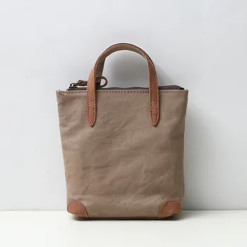 Ležérní Mini Plátno Tašky Dámské Kabelky a Peněženky Vintage Vysoce Kvalitní Literární Ventilátor Rameno Crossbody Bag Ženské Malé Tote Bag