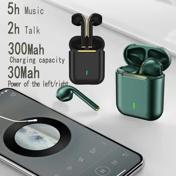 Nové J18 TWS Pravda Bezdrátová Bluetooth Sluchátka Gaming Headset Sportovní Sluchátka Pro Android, iOS Smartphony, Dotykové Ovládání, Sluchátka