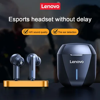 Nové Lenovo XG01 Bezdrátová Bluetooth Sluchátka TWS Nízká Latence Herní Sluchátka S Mikrofonem hi-fi Sluchátka IPX5 Vodotěsné Sluchátka