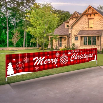 Nové Vánoční Dveře, Banner, Vánoční Ozdoby pro Domácí Venkovní Závěsné Vánoční Ozdoby, Vánoční Dárky Vánoce a Nový Rok 2021