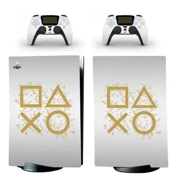 Nový Design PS5 Digital Edition Skin Samolepka Obtisk Kryt pro PlayStation 5 Konzole a Regulátory PS5 Kůže Obtisk Nálepka Vinyl