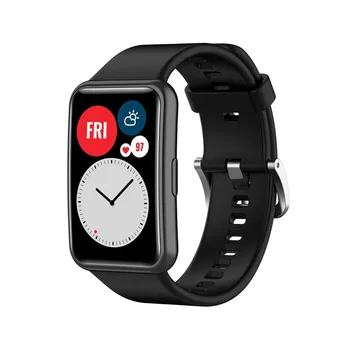 Náhradní Měkké Silikon pásek na hodinky Pro Huawei Watch Fit Popruh Smartwatch Kapela Wriststrap Pás náramek Příslušenství s nástrojem