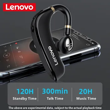 Originální Lenovo HX106 Bezdrátová Bluetooth Sluchátka Ušní Háček Bluetooth 5.0 Sluchátka S Mikrofonem 40 Hodin Pro Jízdy Headset