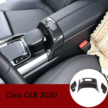 Pro Mercedes Benz B GLB Třídy W247 X247 2019 2020 Uhlíkových Vláken ABS Auto Interiér Loketní opěrka Box Přepnout Rám Kryt Čalounění