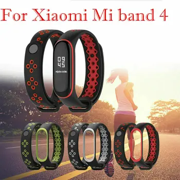 Prodyšné Poutko pro Xiaomi Mi Band 4 Silikonové Poutko na Zápěstí náramek Náramek pro Xiaomi MiBand 3 4 Miband Náhradní Popruh