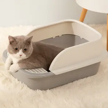 Stelivo pro kočky kočičí toaleta splash-proof plně polouzavřená velké kočičí podestýlky box deodorant kočičí hovínko, kočka dodávky