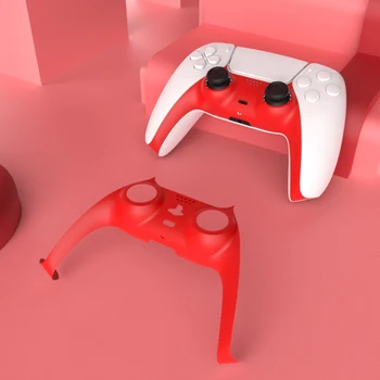 Řadič Rukojeť Přední Střední kryt Shell pro Sony PS5 Gamepad Dekorační Lišta Kůže Pouzdro Kryt Obličeje-Náhradní deska