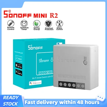 1~30KS Sonoff Mini R2 DIY Wi-fi Smart Switch obousměrná Vypínače Časovač Ewelink Dálkové Ovládání Práce S Alexa Google Domov
