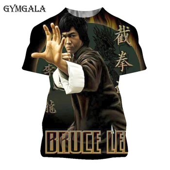 2020 Nové Úsilí Bojových Umění Celebrity Bruce Lee 3D Tisk T Shirt Muži Ženy Děti Módní Letní Cool Tee Streetwear Topy