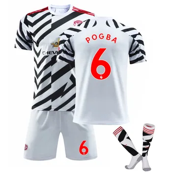 2021 Evropské velikosti New jersey červené domácí fotbalový dres dospělé a děti a Dívky Fotbal Oblečení Krátký Rukáv Soccer Jersey