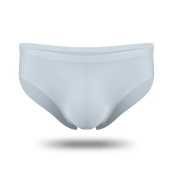 2021 Sexy Muži Spodní Prádlo Kalhotky Průhledné Bezešvé Kalhotky Mužské Penis Solid Slim Tenký Led Hedvábí Kalhotky Ropa Interiéru Homme