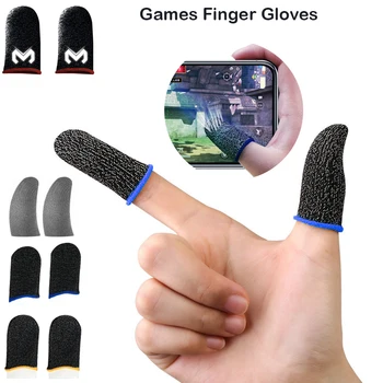 2ks Prodyšné Hry Prst Kryt Herní Ovladač Finger Sleeve Pro PUBG Hra Sweatproof Dotykový Herní Palec Rukavice