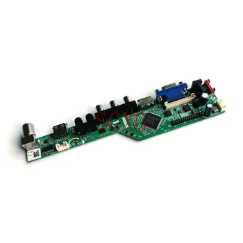 30Pin LVDS LCD obrazovky řídit kartu, AV, VGA, USB HDMI-kompatibilní 1024*768 kit Fit LP150X08-TLA1/TLA2/TLA6/TLAČ/TLB1/TLC1 Analogové 1CCFL