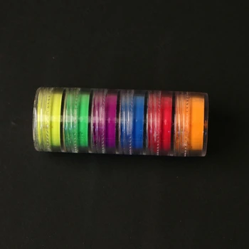 6 Barev Magic Pryskyřice Pigment Třpytky Světlý Prášek, Barvivo Epoxidové Formy Výplňový Materiál DIY Manikúra Dekorace
