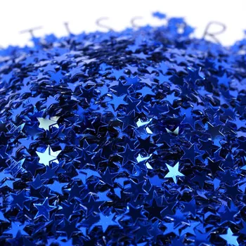 6mm pět-špičaté hvězdy korálky svatební party dekorace crystal bahno výplňový materiál hřebík flitry oděvní doplňky materiály