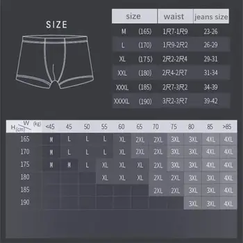 8ks/Mnoho Mužů Kalhotky Ice Hedvábí Traceless spodní Prádlo Pánské Prodyšné Boxerky Sexy Boxer Tištěné Tenké Kalhotky Pohodlné L-4XL