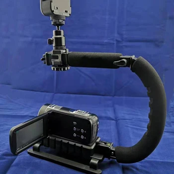Akce Stabilizátor Grip Flash držák Držák Rukojeti Video Příslušenství pro DSLR DV Kamery, Videokamery, Smartphony