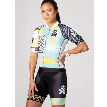 Betty Návrhy 2021 Ženy cyklistického Týmu Sada Letních Kol Uniform Krátký Rukáv MTB Silniční Nošení, Quick Dry Bike Jersey Suit Ciclismo