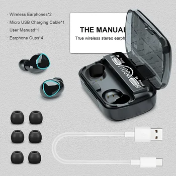 Bluetooth Sluchátka Bezdrátová Sluchátka Sluchátka TWS Dotykové Ovládání Headset Sport 9D Stereo Noise Cancel IPX7 Vodotěsné Sluchátka