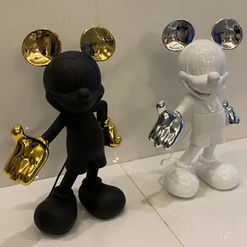 Disney 30 cm Mickey Ozdoby Módní Obrázek Módní Panenka Socha Hračky, Koníčky Akční Figurky vánoční Dárek Pro Děti