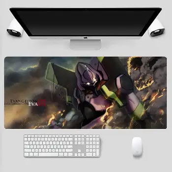 Evangelion Anime Gumové Počítače PC Herní podložka pod myš Stolek Chránit Hru Úřad Práce Mouse Mat podložka X XL protiskluzový Laptop Polštář