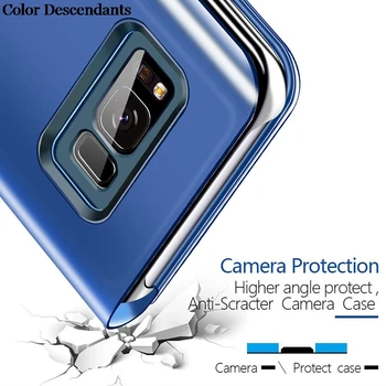 Flip Magnetické Telefon Pouzdro Pro Samsung Galaxy M31 Případech, Inteligentní Zrcadlo Pouzdro Etui Capa Kryt Pro Samsung M31 M 31 Coque Capa