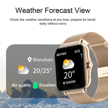 GEJIAN Chytré Hodinky Muži Ženy Volání Bluetooth Smartwatch, EKG, Fitness Tracker Vodotěsné 1.69 inch touch screen Pro Android iOS