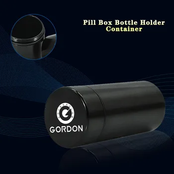 GORDON DIY Vůně Důkaz Hliníku Skrýš Jar Tabáku Box Kovové Bylina Skladovací Kontejner Pill Box Kouření Příslušenství