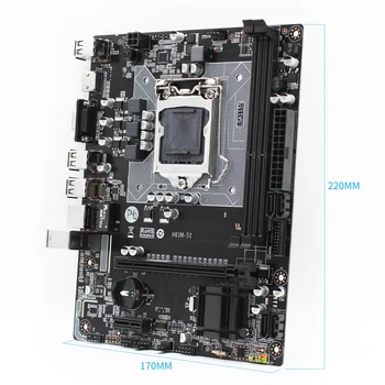 H61 základní deska LGA 1155 podpora DDR3 ram Paměti CORE i3/i5/i7 LGA1155 procesor VGA HDMI gamer PC Micro-ATX H61M-S1