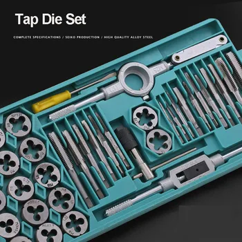 Klepněte Die Set Legované Oceli, Hardware, Nástroj, Ruční Kohoutek Klíč Zemřít Klíč Metrický Odposlech Kombinace Nastavení