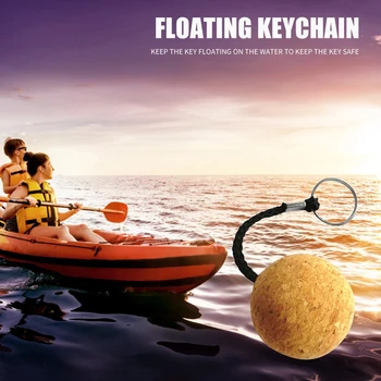 Korek Míč Plovoucí Keychain Key Ring Plovací Přívěšek na klíče Loď, Plachtění, Kajak Dárek klíčenka Float Bóje pro vodní sporty Příslušenství