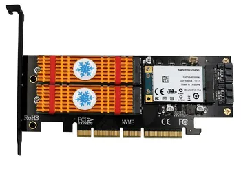 M. 2 NVMe SSD NGFF ssd do PCI-E X4/X8/X16 Raiser M Klíč B Klíč mSATA 3v1 PCI Express Riser Karty mSATA SSD PCIE M. 2 SATA Adaptér